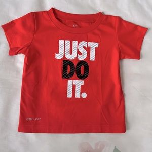 Nike dry fit “just do it” top size 12 months